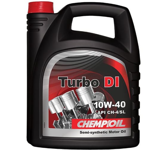 Полусинтетическое моторное масло CHEMPIOIL TURBO DI 10W40 5 л. 10W-40 S1106 1