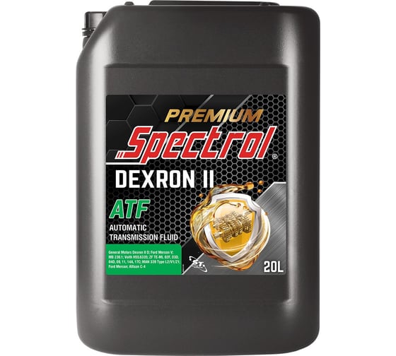 Жидкость для автоматической трансмиссии минеральная Spectrol PREMIUM ATF II 20 л 98921 1