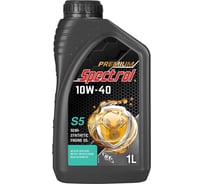 Масло моторное полусинтетическое Spectrol PREMIUM S5 10W-40 1 л 98870