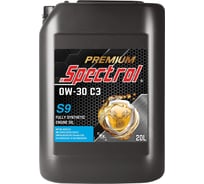 Масло моторное синтетическое Spectrol PREMIUM S9 0W-30 C3 20л 98828