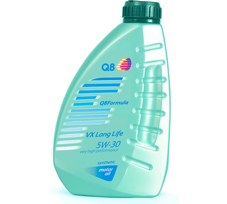 Синтетическое Моторное масло Q8 F VX Long Life 5W-30 1 л 101108401751
