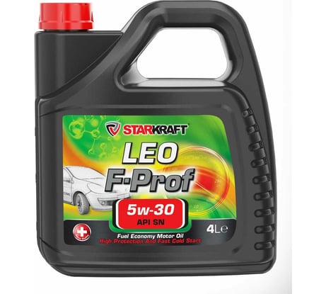 Универсальное моторное масло STARKRAFT LEO F-Prof 5W-30, синтетическое, ACEA C3, API SN F0827004