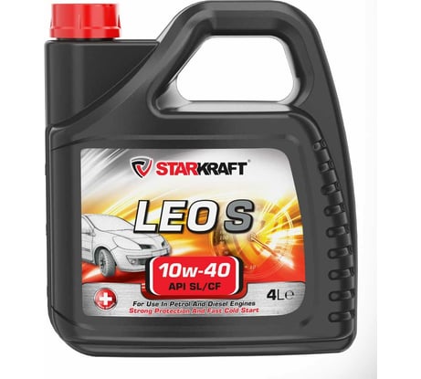 Моторное масло STARKRAFT LEO 10W-40, полусинтетическое, LS0605004