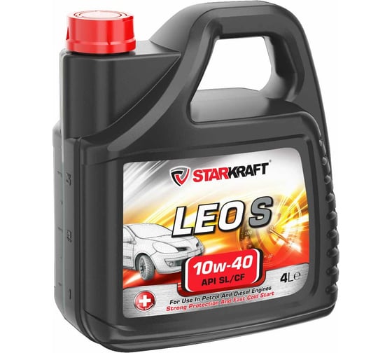 Моторное масло STARKRAFT LEO 10W-40, полусинтетическое, LS0605004