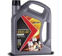 Масло моторное полусинтетическое AKross PROFESSIONAL 10W-40 CI-4/SL 4л AKS0020MOS