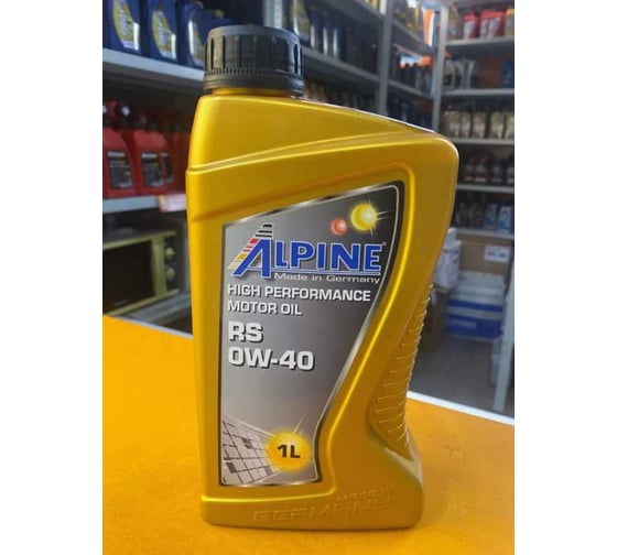 Масло моторное Alpine RS 0W-40 1L 0100221