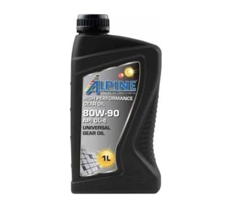 Масло трансмиссионное Alpine Gear Oil 80W-90 GL-4 1L 0100681