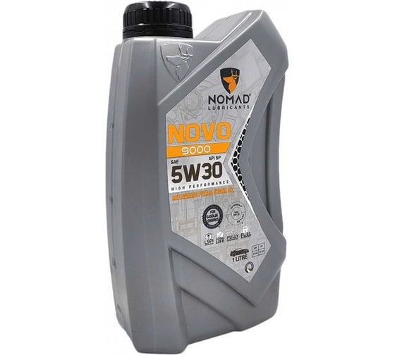 Масло моторное синтетическое для легковых а/м Nomad NOVO 9000 SAE 5W30 API SP 1л 31843 1