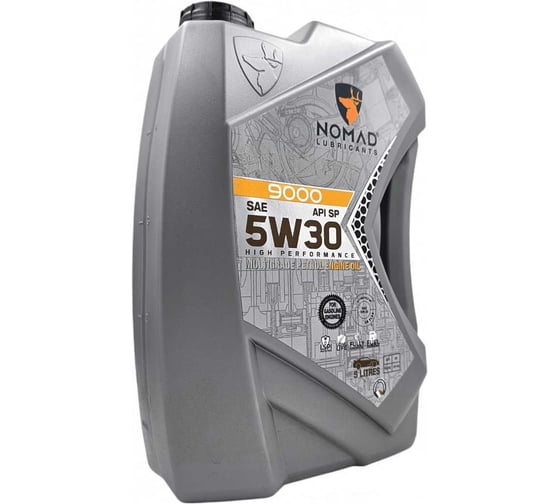 Масло моторное синтетическое для легковых а/м Nomad NOVO 9000 SAE 5W30 API SP 5л 32386 1