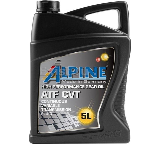 Масло трансмиссионное Alpine ATF CVT 5L 0101612