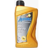 Масло моторное универсальное Alpine RSL 0W-20 FE+ 1L 0121671