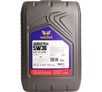 Моторное масло для тяжелонагруженной техники HAVENS Robusta HD SAE 5W30 API CI-4/SL, 20 л HR5W30CI420