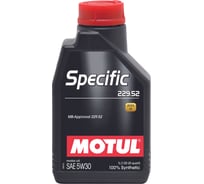 Масло моторное MOTUL SPECIFIC 229.52 5W30 1 л 113212