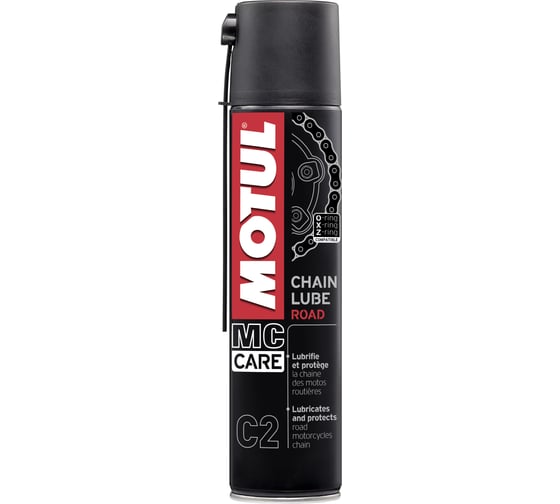 Смазка цепи мотоцикла MOTUL C2 CHAIN LUBE ROAD 0,4 л 113119
