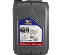 Моторное масло для тяжелонагруженной техники HAVENS Robusta Perfo SAE 10W40 API CK-4/SN, CJ-4, 20 л HRP10W40CK420