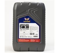 Моторное масло для тяжелонагруженной техники HAVENS Robusta Perfo SAE 5W30 API CK-4/SN, CJ-4, 20 л HRP5W30CK420
