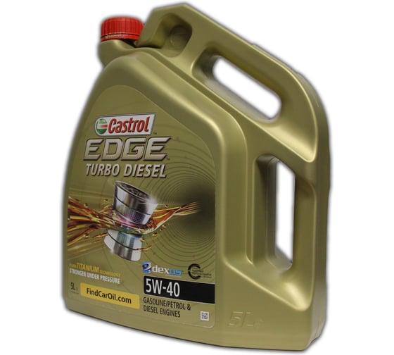 Моторное масло Castrol EDGE TURBO DIESEL 5W-40 (5л), (Германия) 157B1D