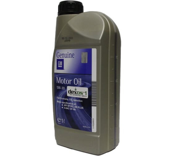 Моторное масло General Motors GM DEXOS1 Gen3 5W-30 (1л), (Бельгия) 95599919