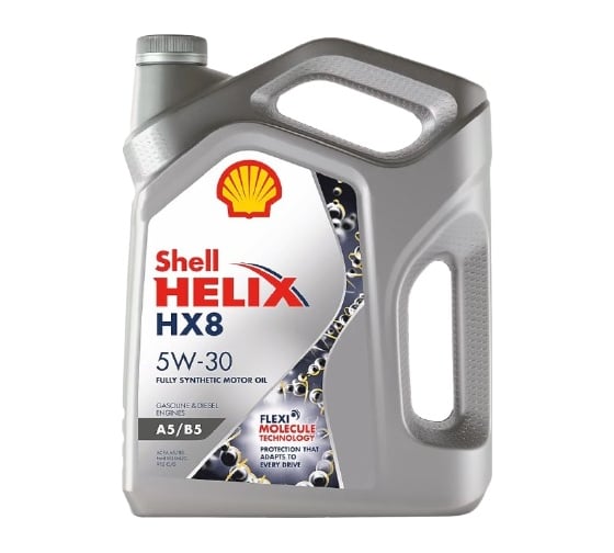 Масло Shell Helix HX8 A5/B5, 5W-30, 5 л 550046777-41