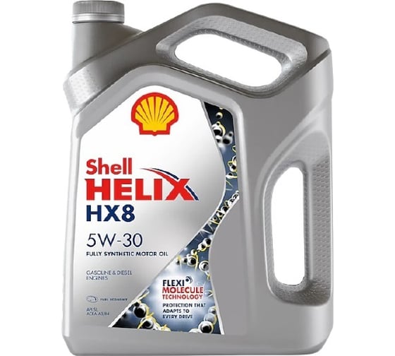 Масло Shell Helix HX8 Synthetic 5W-30, 5 л 550046364-41