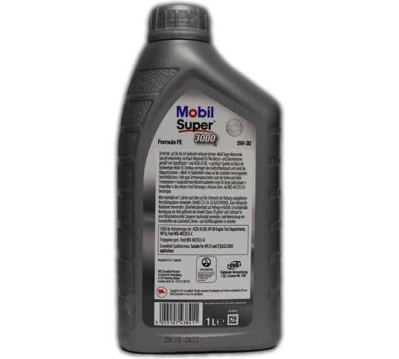 Моторное масло MOBIL SUPER 3000x1 F-FE 5W30 (1л), 151521