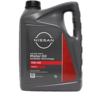 Моторное масло Nissan 5W40 SL/CF (5л) Франция KE90090042