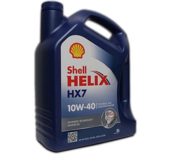 Моторное масло SHELL Helix HX7 10W-40 (5л) 550053736 550053738