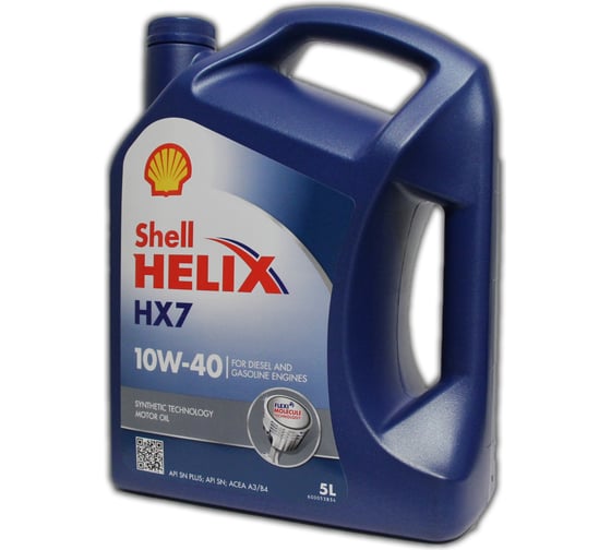 Моторное масло SHELL Helix HX7 10W-40 (5л) 550053736 550053738