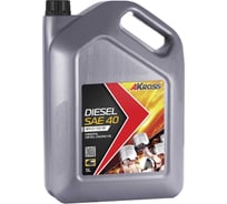 Масло моторное минеральное Akross SAE 40 CF/CD/SF 5л AKS0037MOM
