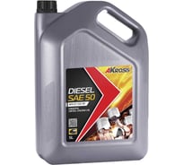 Масло моторное минеральное Akross SAE 50 CF/CD/SF 5л AKS0040MOM