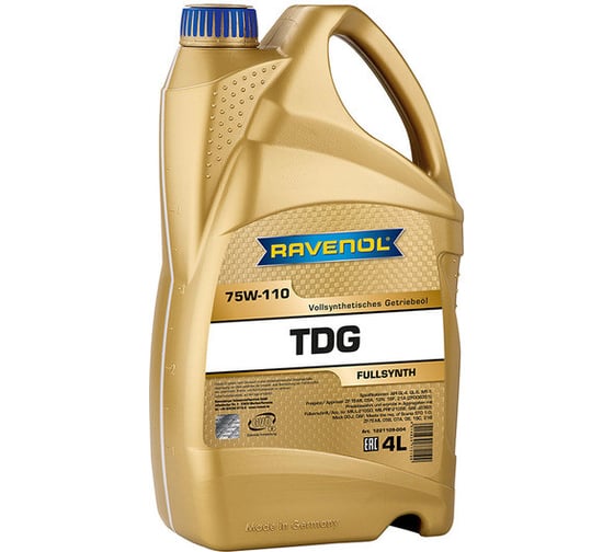 Трансмиссионное масло RAVENOL TDG SAE 75W-110 4 л 1221109-004-01-999 1