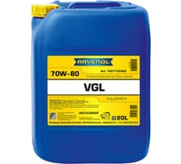 Трансмиссионное масло RAVENOL VGL SAE 70W-80 20 л ecobox 1221112
