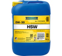 Моторное масло RAVENOL HSW SAE 0W-30 10 л 1112118-010-01-999