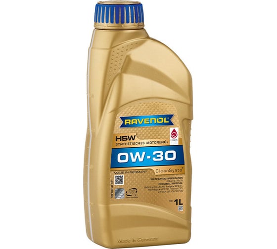 Моторное масло RAVENOL HSW SAE 0W-30 1 л 1112118-001-01-999