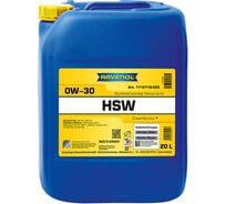 Моторное масло RAVENOL HSW SAE 0W-30 20 л 1112118-020-01-999