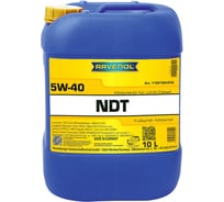 Моторное масло RAVENOL NDT SAE 5W-40 10 л 1122103-010-01-999
