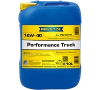 Моторное масло RAVENOL Performance Truck 10W-40 10 л 1122106-010-01-999