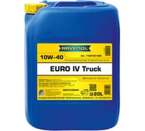 Моторное масло RAVENOL Euro IV Truck SAE 10W-40 (20л) new 1122107-020-01-999
