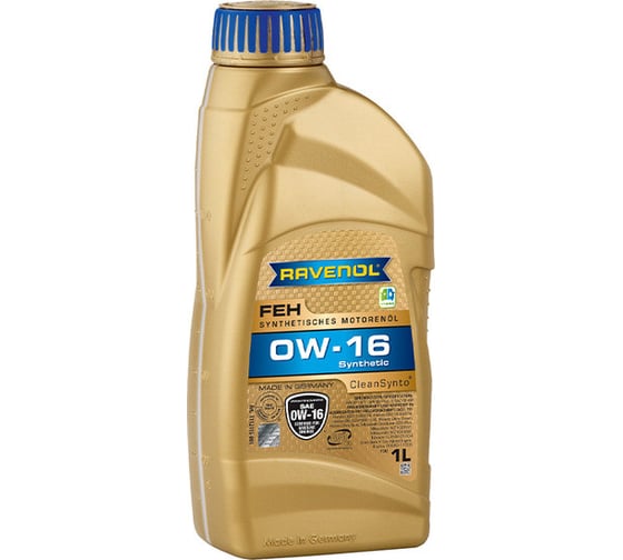 Моторное масло RAVENOL FEH SAE 0W-16 (1л) 1112115-001-01-999 1