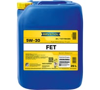 Моторное масло RAVENOL FET Fuel Efficiency Truck SAE 5W-30 (20л) 1121105-020-01-999