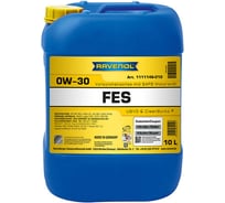 Моторное масло RAVENOL FES SAE 0W-30 (10л) 1111146-010-01-999