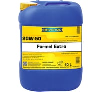 Моторное масло RAVENOL Formel Extra SAE 20W-50 SF-CD (10л) new 1113120-010-01-999