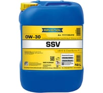 Моторное масло RAVENOL SSV Fuel Economy SAE 0W-30 (10л) new 1111145-010-01-999