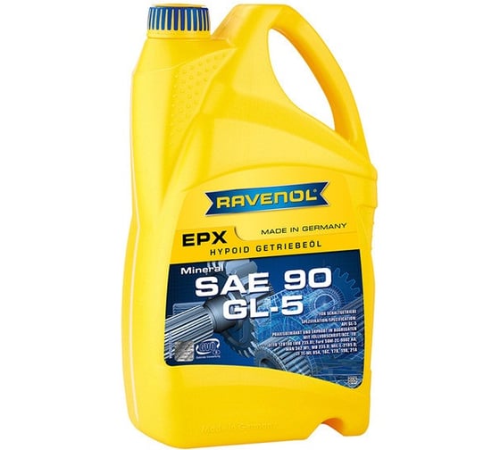 Трансмиссионное масло RAVENOL Getriebeoel EPX SAE 90 GL-5 (1л) 1223202-001-01-999
