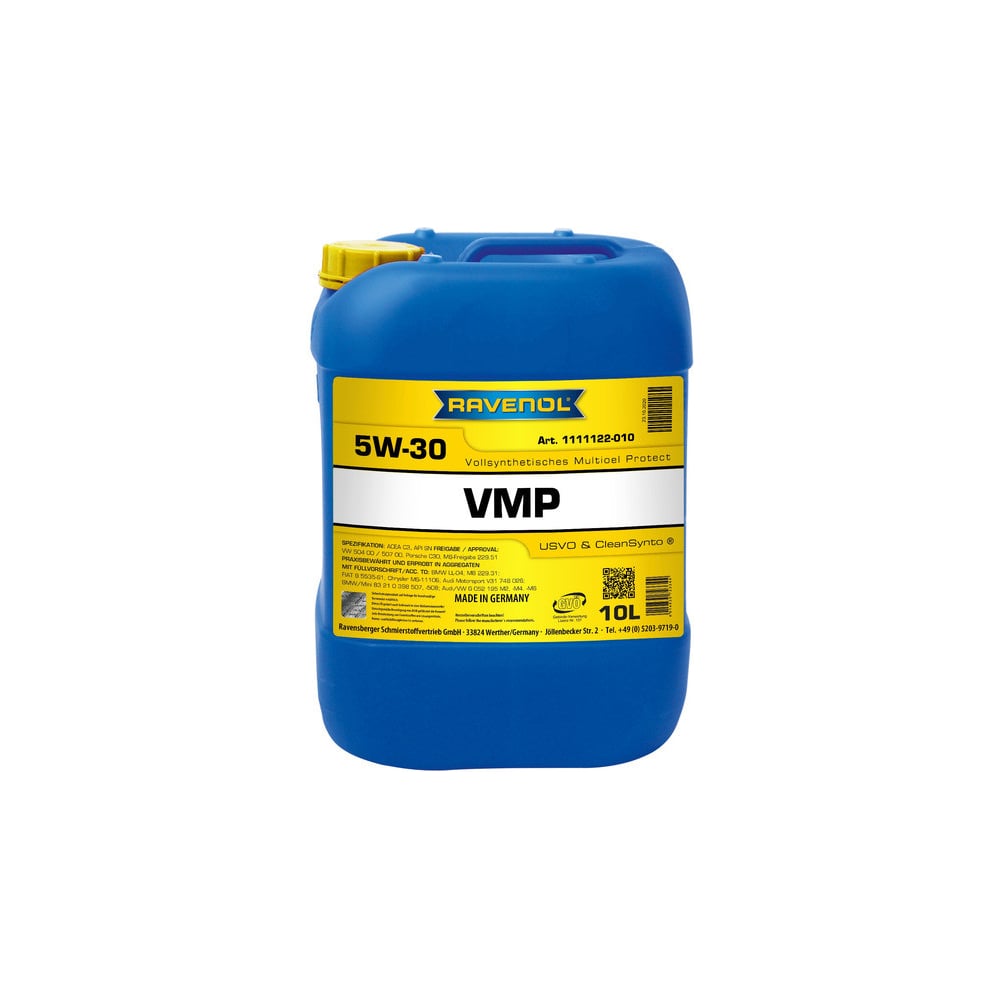 Моторное масло RAVENOL VMP SAE 5W-30, 10л 1111122-010-01-999 - выгодная ...