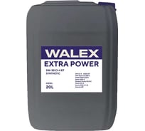 Моторное масло синтетическое Walex Extra Power CI-4 E7 5w30, 20л WEP014020
