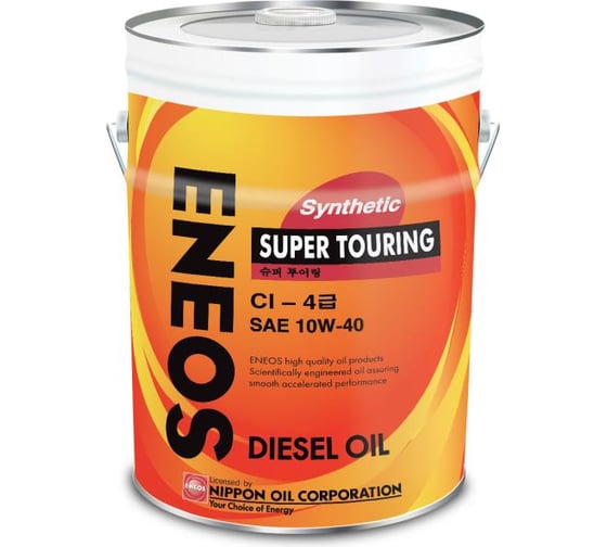 Моторное масло ENEOS Super Touring CI-4 Синтетика 10W40 20л oil1420