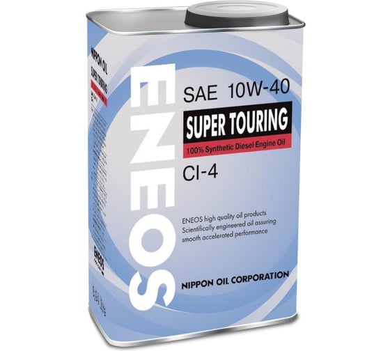 Моторное масло ENEOS Super Touring CI-4 Синтетика 10W40 0,94л oil1419 1