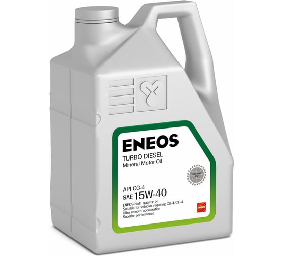 Моторное минеральное масло ENEOS Turbo Diesel 15W-40 СG-4 6л oil1431