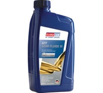 Масло для АКПП/ ГУР/ATF III EUROLUB GEAR FLUIDE III Transmission Oil, 1л 378001